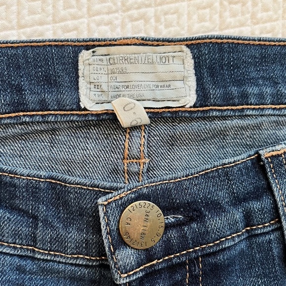 Current/Elliott The Ankle Skinny Jeans Size 29 - Picture 10 of 11